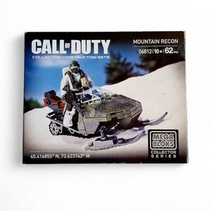 Mega Bloks Call of Duty Mountain Recon Construction Set Collector Series